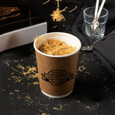 Kunafa crepe cup